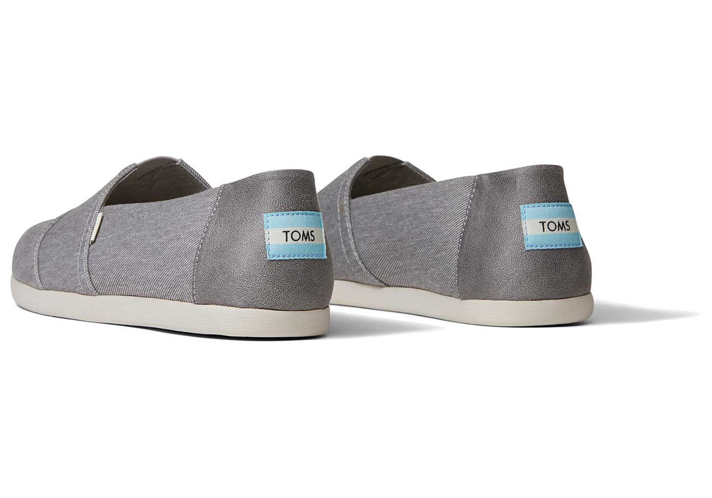 Toms Alpargata Eco Dyed Twill Espadrille Grey - Mens - 48120-TMYU